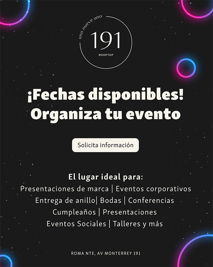 191 Rooftop Evento